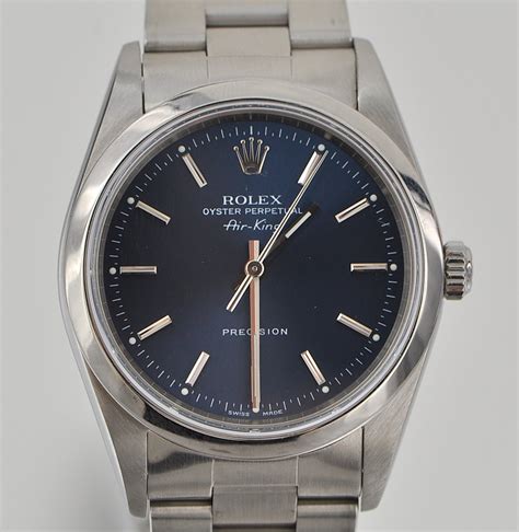 rolex stainless steel oyster perpetual air king precision watch|Rolex Air-King price.